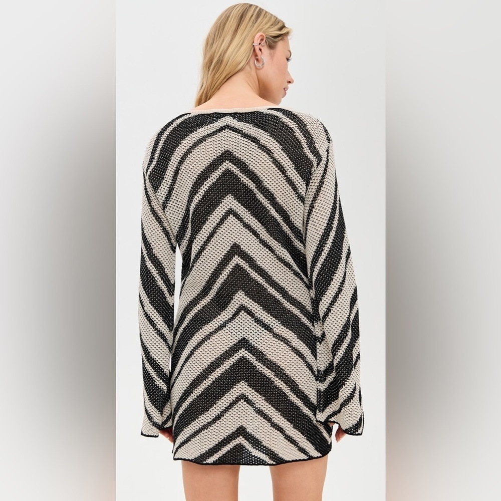 SEVEN WONDERS Mazie Mini Dress Black Multi, Size M - Picture 6 of 16